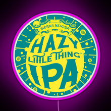 Charger l'image dans la galerie, Hazy IPA Logo RGB neon sign  pink