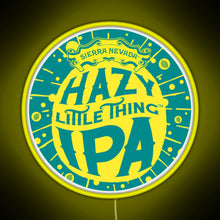 Charger l'image dans la galerie, Hazy IPA Logo RGB neon sign yellow