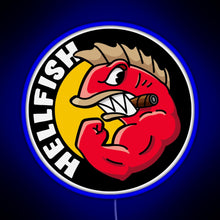 Charger l'image dans la galerie, HELLFISH 19 RGB neon sign blue