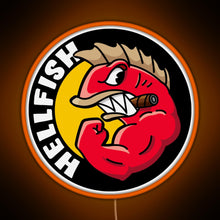 Charger l'image dans la galerie, HELLFISH 19 RGB neon sign orange