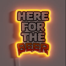 Charger l'image dans la galerie, Brighten your bar with funny beer drinker quotes in neon.