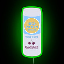Charger l'image dans la galerie, High Noon Black Cherry RGB neon sign green