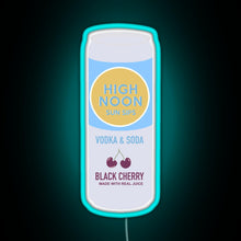 Charger l'image dans la galerie, High Noon Black Cherry RGB neon sign lightblue