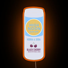 Charger l'image dans la galerie, High Noon Black Cherry RGB neon sign orange