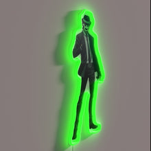 Charger l'image dans la galerie, Glowing Cityscape High Rise Invasion Neon Sign Illuminates Dark Spaces