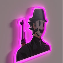 Charger l'image dans la galerie, Neon alert system warning with high-rise invasion threat display