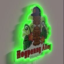 Charger l'image dans la galerie, Vibrant neon signage for Hogpenny Alley ambiance and nightlife appeal