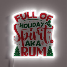 Charger l'image dans la galerie, Holiday cheer in every sip with this festive neon bar