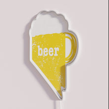 Charger l'image dans la galerie, Neon Beer Sign for Home Bar Decor in Fun Colorful Styles