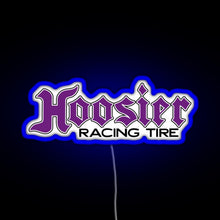 Charger l'image dans la galerie, Hoosier Tire RGB neon sign blue