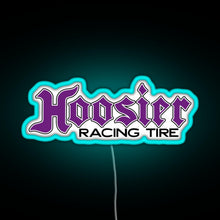 Charger l'image dans la galerie, Hoosier Tire RGB neon sign lightblue