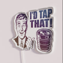 Charger l'image dans la galerie, Vintage Neon Bar Decor with Colorful I D Tap Sign