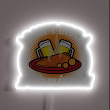 Charger l'image dans la galerie, Germany's Finest Eats, Don't Care Attitude, Colorful Neon Sign Adornments