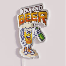 Charger l'image dans la galerie, Beer-inspired Neon Sign with Funny Cartoon Character Quote Illuminated Decoration