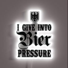 Charger l'image dans la galerie, Colorful 'I Give In To Beer Pressure' neon sign