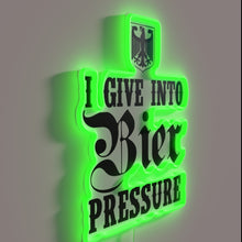 Charger l'image dans la galerie, Beer enthusiast's motto in bold RGB neon lighting effect.