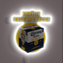 Charger l'image dans la galerie, Vibrant Corona RGB Neon Sign with Electrifying Colorful Lighting Effects