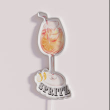 Charger l'image dans la galerie, Bright vibrant cocktail bar decor I Just Love Spritz sign