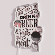Charger l'image dans la galerie, Neon Beer Lover's Sign, Brew Enthusiast Room Decoration, Beer Signs