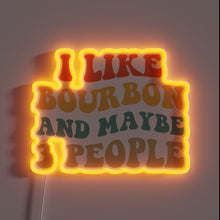 Charger l'image dans la galerie, Bourbon-loving trio's eclectic gathering place illuminated in vibrant RGB lights