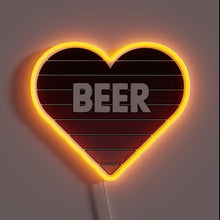 Charger l'image dans la galerie, Illuminated Neon Sign Displaying Loving Devotion to Craft Beer Culture