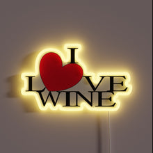 Charger l'image dans la galerie, Wine Lover's Delight: Vibrant Red Heart Illuminates Your Passion