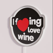 Charger l'image dans la galerie, RGB Neon Wine Sign for Home Bar Decor and Gift