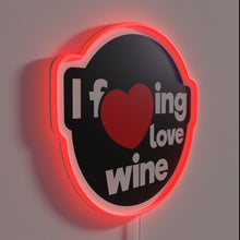 Charger l'image dans la galerie, Wine Lover's Dream Come True in Vibrant Neon Color Display