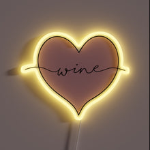 Charger l'image dans la galerie, Illuminated neon bar decoration for oenophiles with a bold glow