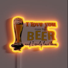 Charger l'image dans la galerie, Vibrant LED 'I Love You' Message in Colorful Neon Script