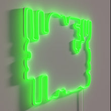 Charger l'image dans la galerie, RGB Neon Sign with Loving Trio and Jee's Funny Message