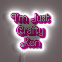 Charger l'image dans la galerie, Colorful I'm Just Crafty Ken RGB Neon Sign Illumination