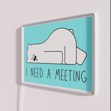 Charger l'image dans la galerie, Fun AA Meeting Neon Sign, Humorous Meetings Room Decor Illumination