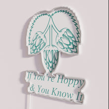 Charger l'image dans la galerie, Colorful Happy Party Sign in Vibrant RGB Neon Lighting Design