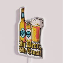 Charger l'image dans la galerie, Vibrant IN BEER WE TRUST RGB Colorful Neon Wall Sign
