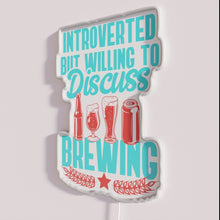 Charger l'image dans la galerie, Neon Sign for Introverted Home Brewers Who Love Craft Beers