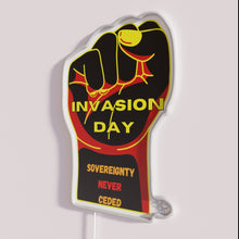 Charger l'image dans la galerie, Indigenous Rights and Sovereignty Statement with Vibrant RGB Neon Signage