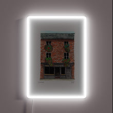 Charger l'image dans la galerie, Authentic Irish pub atmosphere with vibrant color changing neon accents