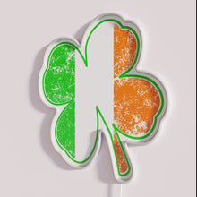 Charger l'image dans la galerie, Colorful Ireland-themed decorative shamrock neon sign for home bar decor.