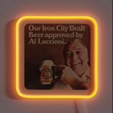 Charger l'image dans la galerie, Vintage Iron City Beer Al Approved Neon Sign for Collectors