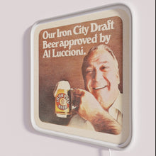 Charger l'image dans la galerie, Retro Vintage Iron City Beer Collectible Al-Approved Neon Bar Sign Artwork