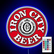 Charger l'image dans la galerie, Iron City Beer RGB neon sign remote