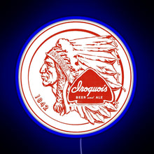 Charger l'image dans la galerie, Iroquois Beer RGB neon sign blue