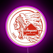Charger l'image dans la galerie, Iroquois Beer RGB neon sign  pink