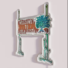 Charger l'image dans la galerie, Vibrant RGB neon welcome sign for Isla Vista near UCSB