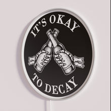 Charger l'image dans la galerie, Neon Wall Decor with Whimsical Acceptance of Imperfection and Change