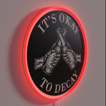 Charger l'image dans la galerie, Accepting Impermanence with Vibrant Neon Glow in Your Space Always