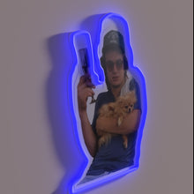 Charger l'image dans la galerie, Official Stranger Things tribute, retrofuturistic charm in neon signage.