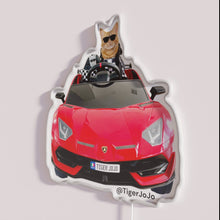 Charger l'image dans la galerie, Neon Lambo car decor for music lovers with no drama vibe