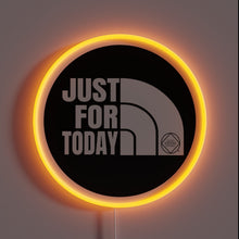 Charger l'image dans la galerie, Recovery Support Inspired Daily, Just for Today, NA Motivational Sign